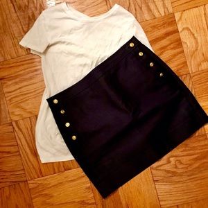 J.Crew gorgeous blue skirt